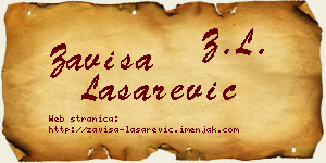Zaviša Lašarević vizit kartica